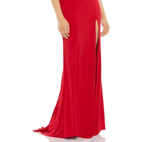 Mac Duggal Red Maxi Dress - Picture 2 of 6